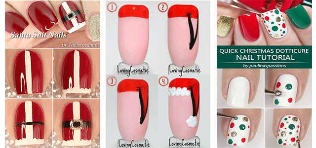 Christmas-Nail-Art-Tutorials-For-Beginners-Learners-F