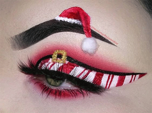 10-Amazingly-Beautiful-Christmas-Candy-Cane-Eyeliner-Looks-3