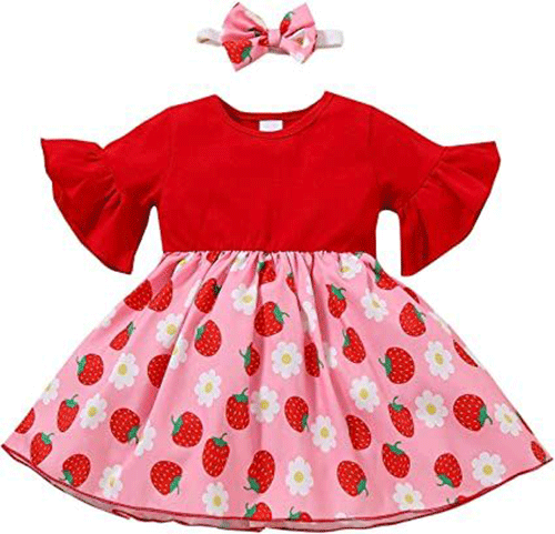 Cute-Printed-Dresses-With-Matching-Headbands-For-Little-Girls-1