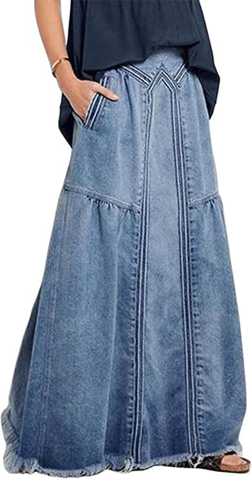 From-Classic-To-Trendy-How-to-Wear-A-Maxi-Denim-Skirt-In-2023-7