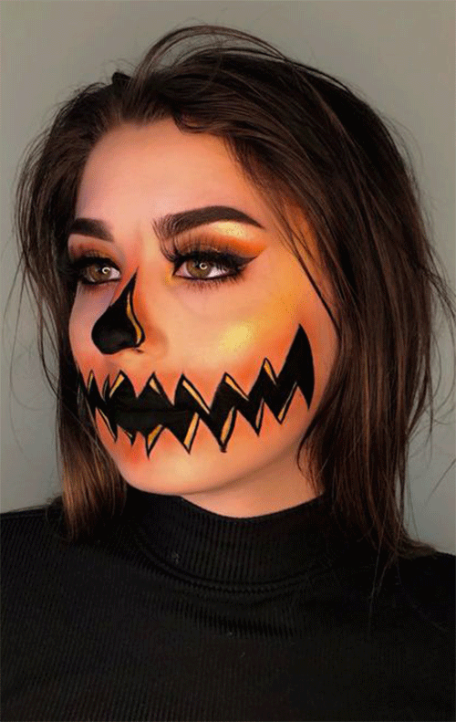 Inspiring-Pumpkin-Face-Makeup-Ideas-You-ll-Adore-11