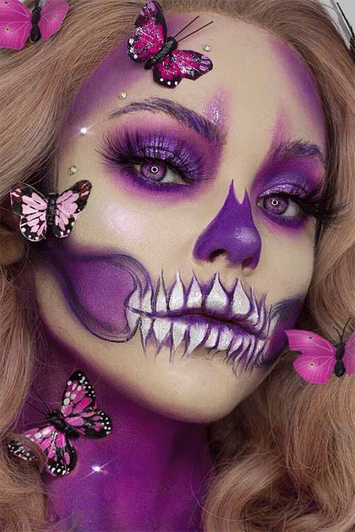 Purple-Halloween-Makeup-Looks-For-Your-Costume-10