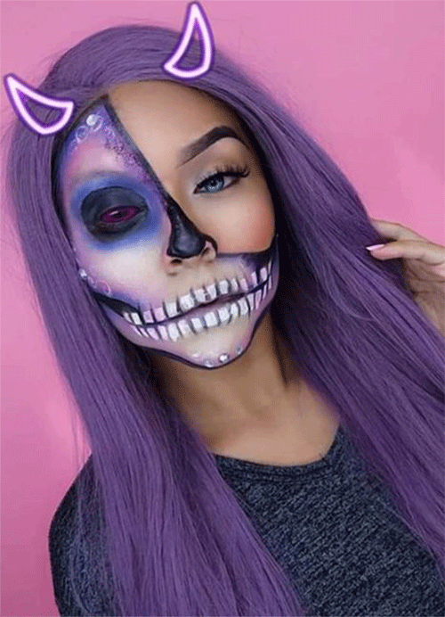 Purple-Halloween-Makeup-Looks-For-Your-Costume-5
