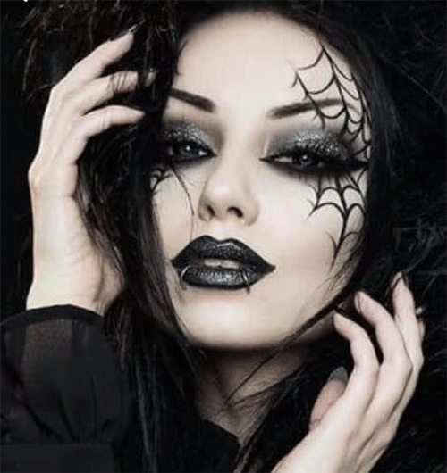 Best-Scary-Spider-Web-Makeup-Looks-To-Try-This-Halloween-1