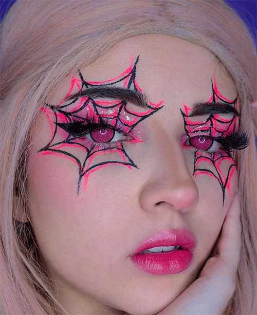 Best-Scary-Spider-Web-Makeup-Looks-To-Try-This-Halloween-3