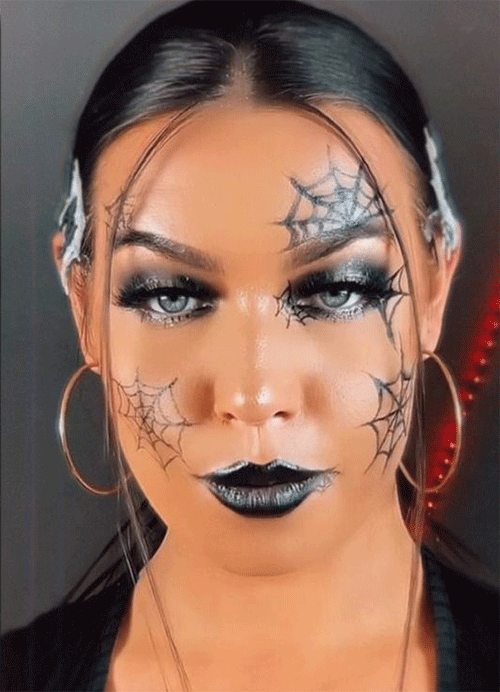 Best-Scary-Spider-Web-Makeup-Looks-To-Try-This-Halloween-8