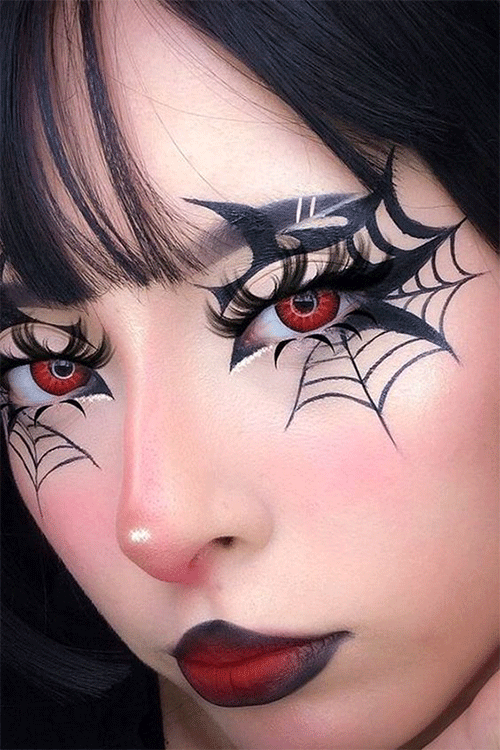 Best-Scary-Spider-Web-Makeup-Looks-To-Try-This-Halloween-9